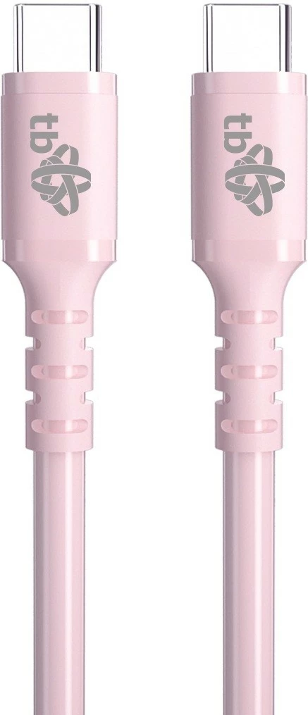 USB Type-C kabel, 1 m, 60 W, rožnat TB AKTBXKUCCZEL10P