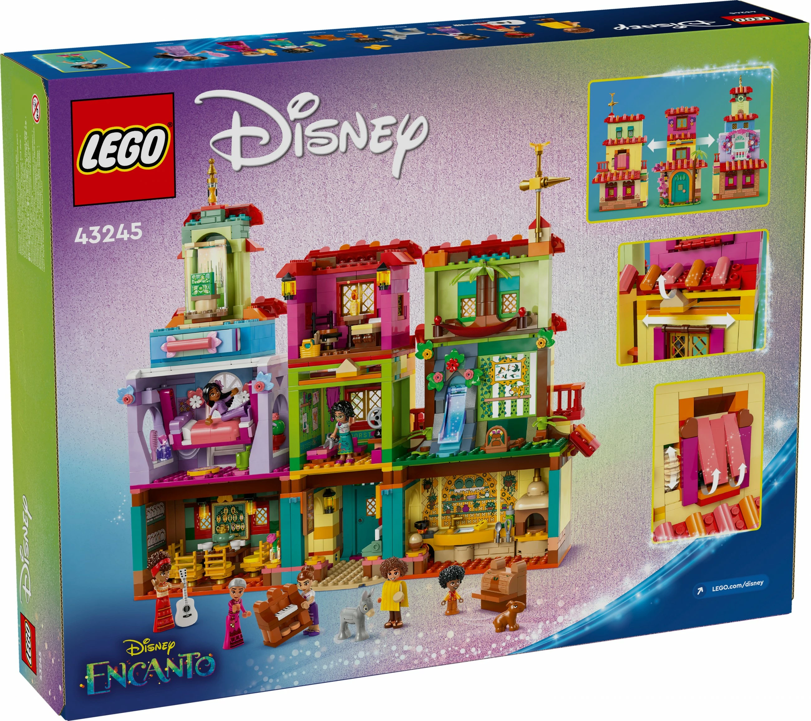 Svetla čarobna hiša Encanto, LEGO Disney 43245