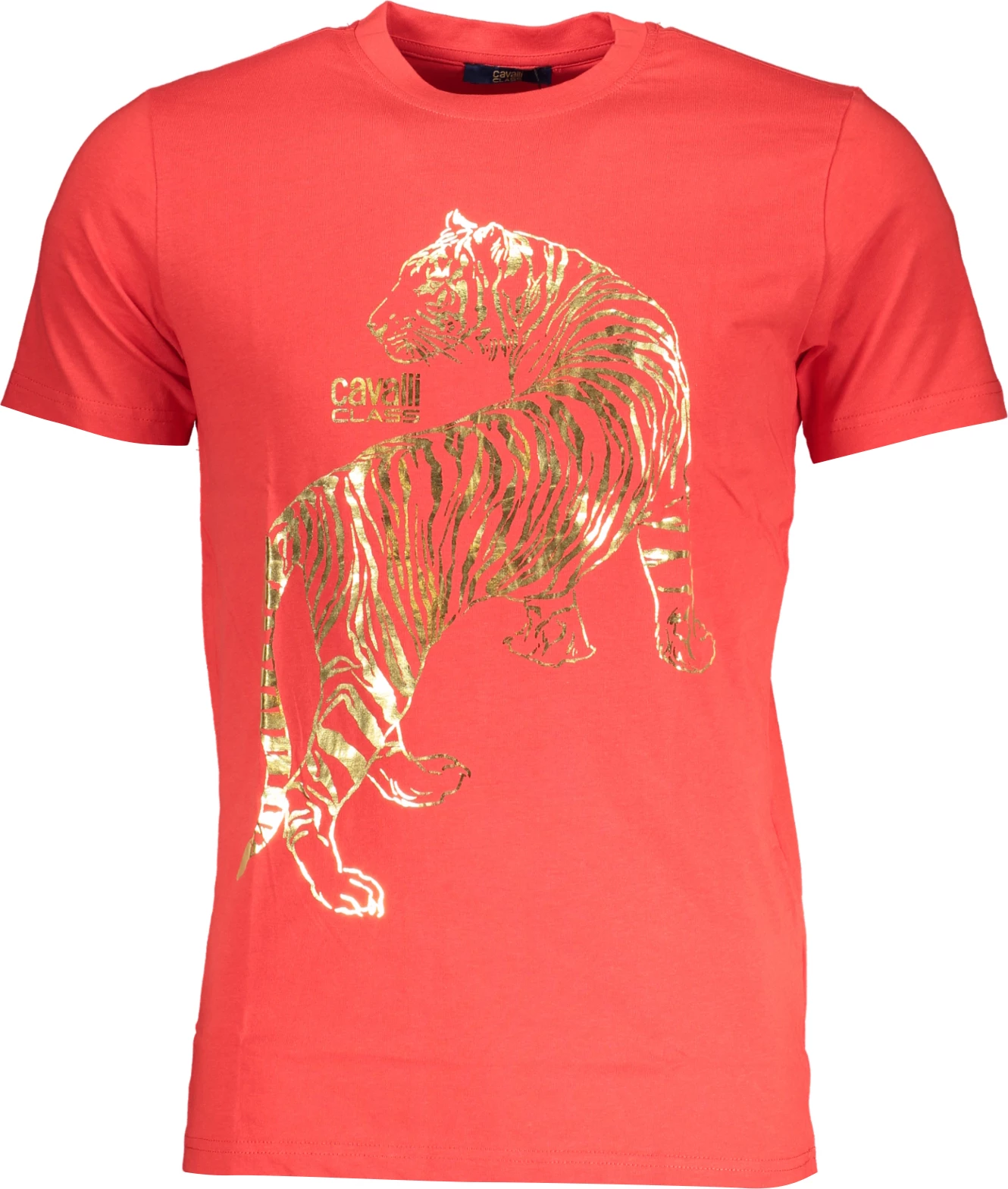 Majica za moške, rdeča, CAVALLI CLASS