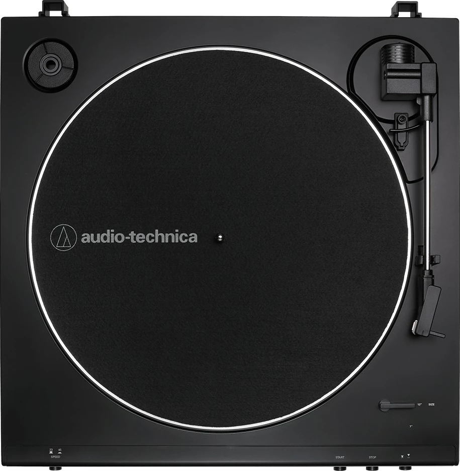 Gramofon Audio-Technica AT-LP60XBK, samodejen, vgrajen phono pred ojačevalnik, črn