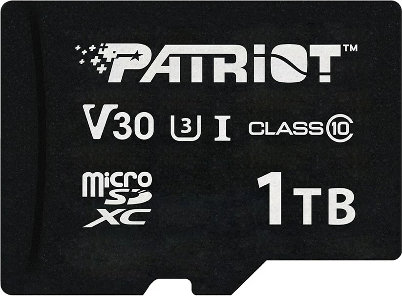 Kartica microSDXC Patriot Memory VX Series 1 TB, črna