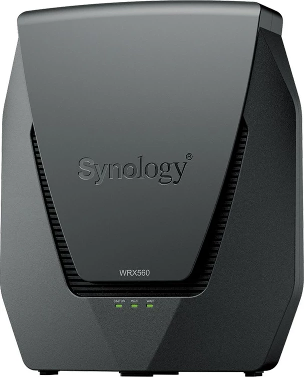 Dvosistemski brezžični usmerjevalnik Synology WRX560, Gigabit Ethernet, 2.4/5 GHz, črn