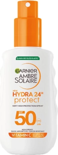 Zaščitni sprej za telo Garnier Ambre Solaire Hydra 24H SPF50, 150 ml