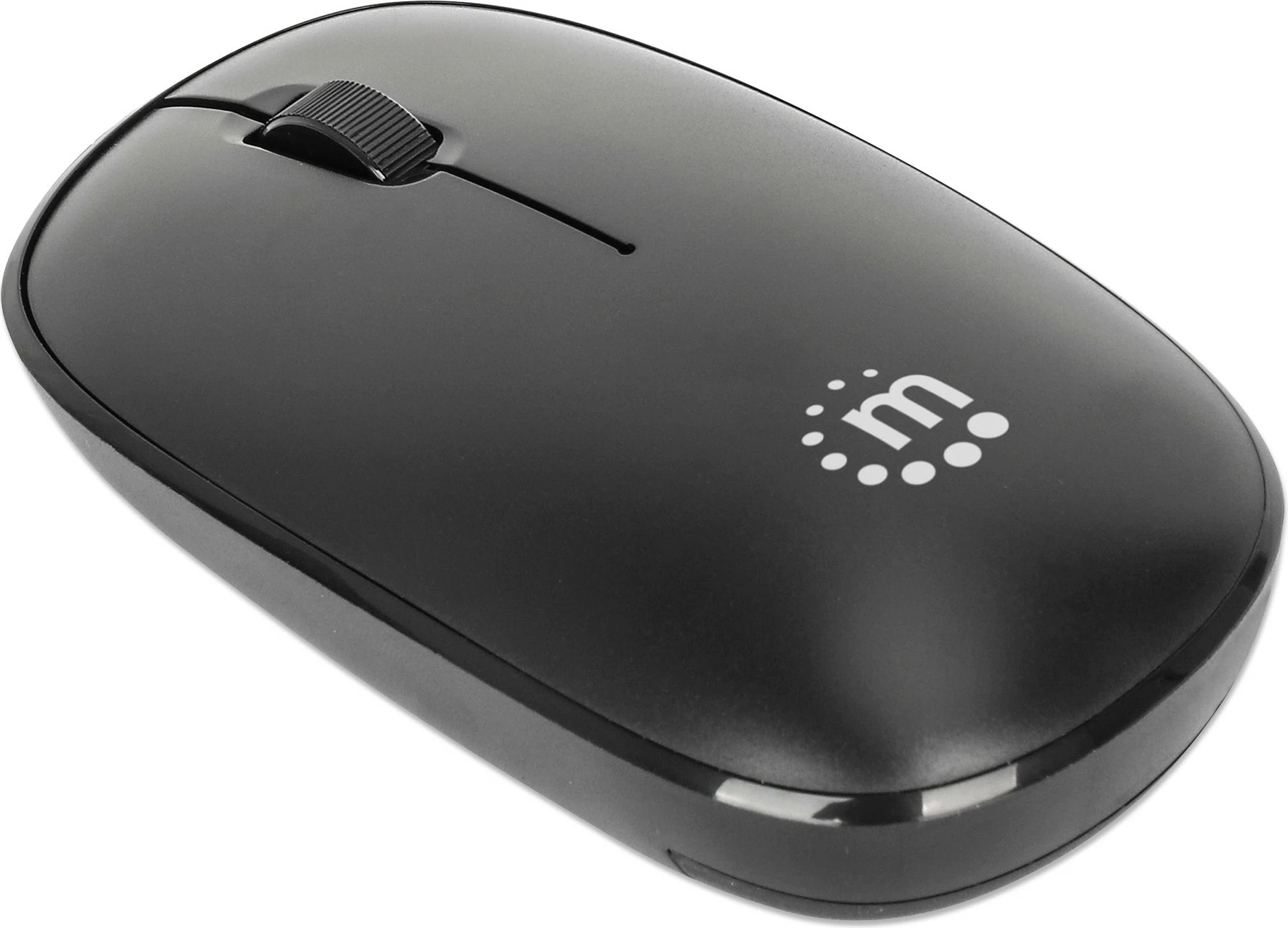 Brezžični miška MANHATTAN MW3050, USB, 3 gumbe, črna