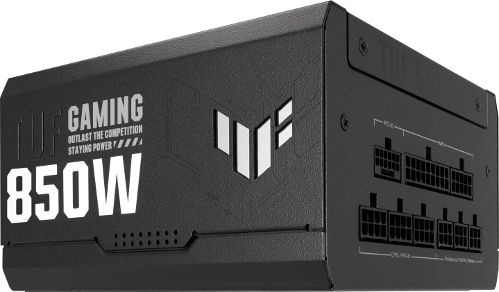 Napajalnik ASUS TUF Gaming 850W Gold, 24-pin ATX, ATX, črn