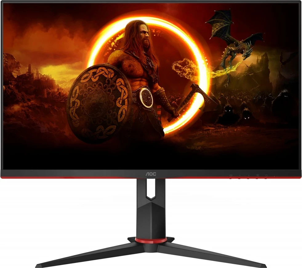 27" zaslon, Full HD, 280Hz, igralni, AOC 27G2ZN3/BK, črno/rdeč