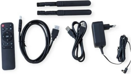 Android predvajalnik za digitalno signalizacijo ALLNET PrimeOne-Play, 8 GB/64 GB, črn