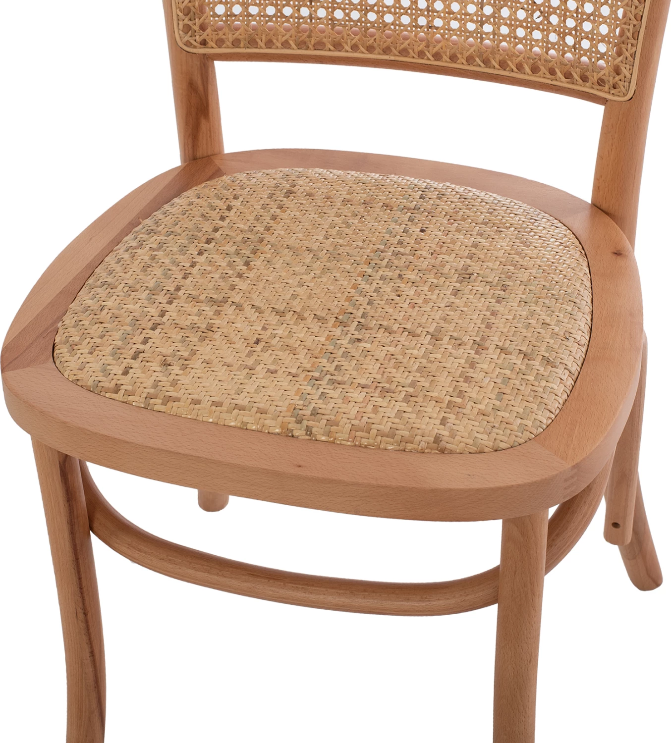 Profesionalni stol SLOAN iz bukovega lesa z perforiranim naslonom FH8915.21 naravni 45x48x88Hcm