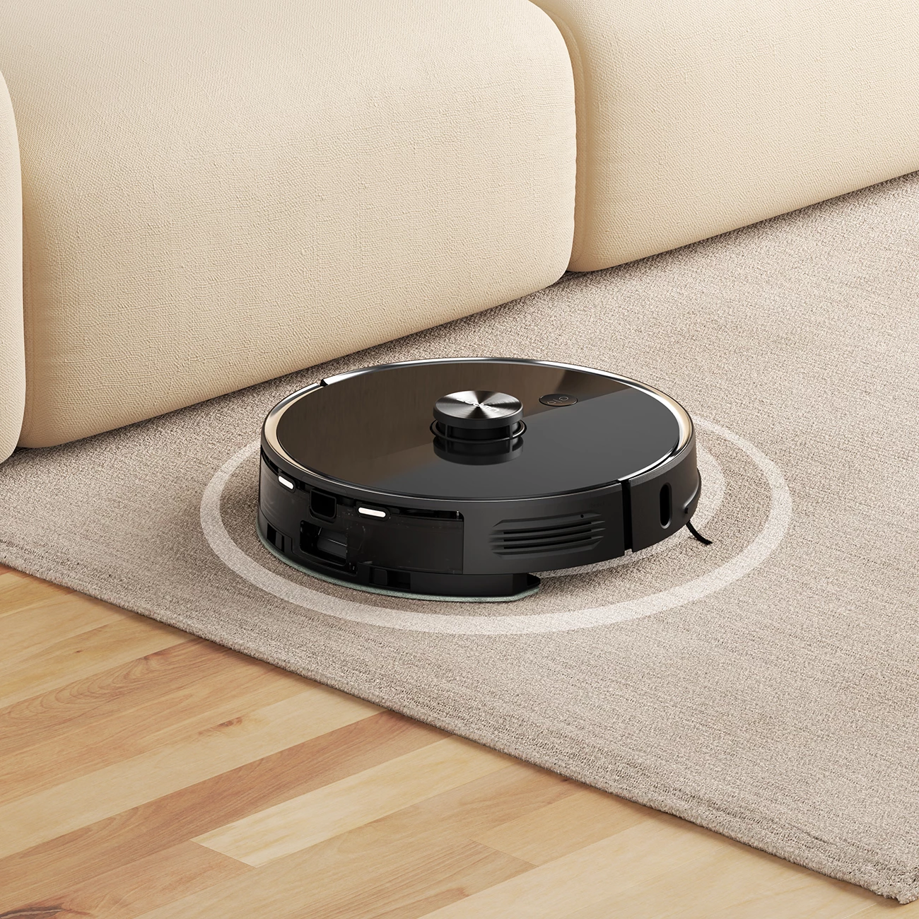 Robot sesalnik z mopom UWANT U100 Lite, polnilna postaja, siv