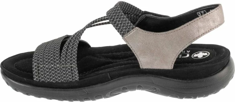 Lahke sandale za ženske Rieker, siva