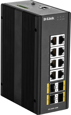 Industrijski switch D-Link DIS-300G-12SW, 12 vrat, Gigabit, IP30