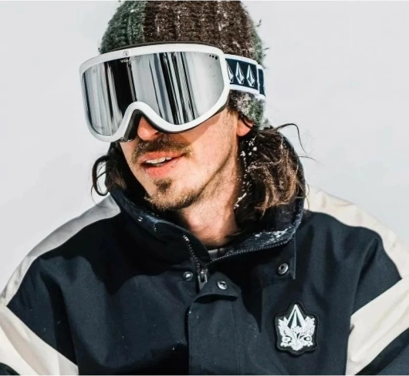 Smučarska očala Volcom, unisex, srebrne