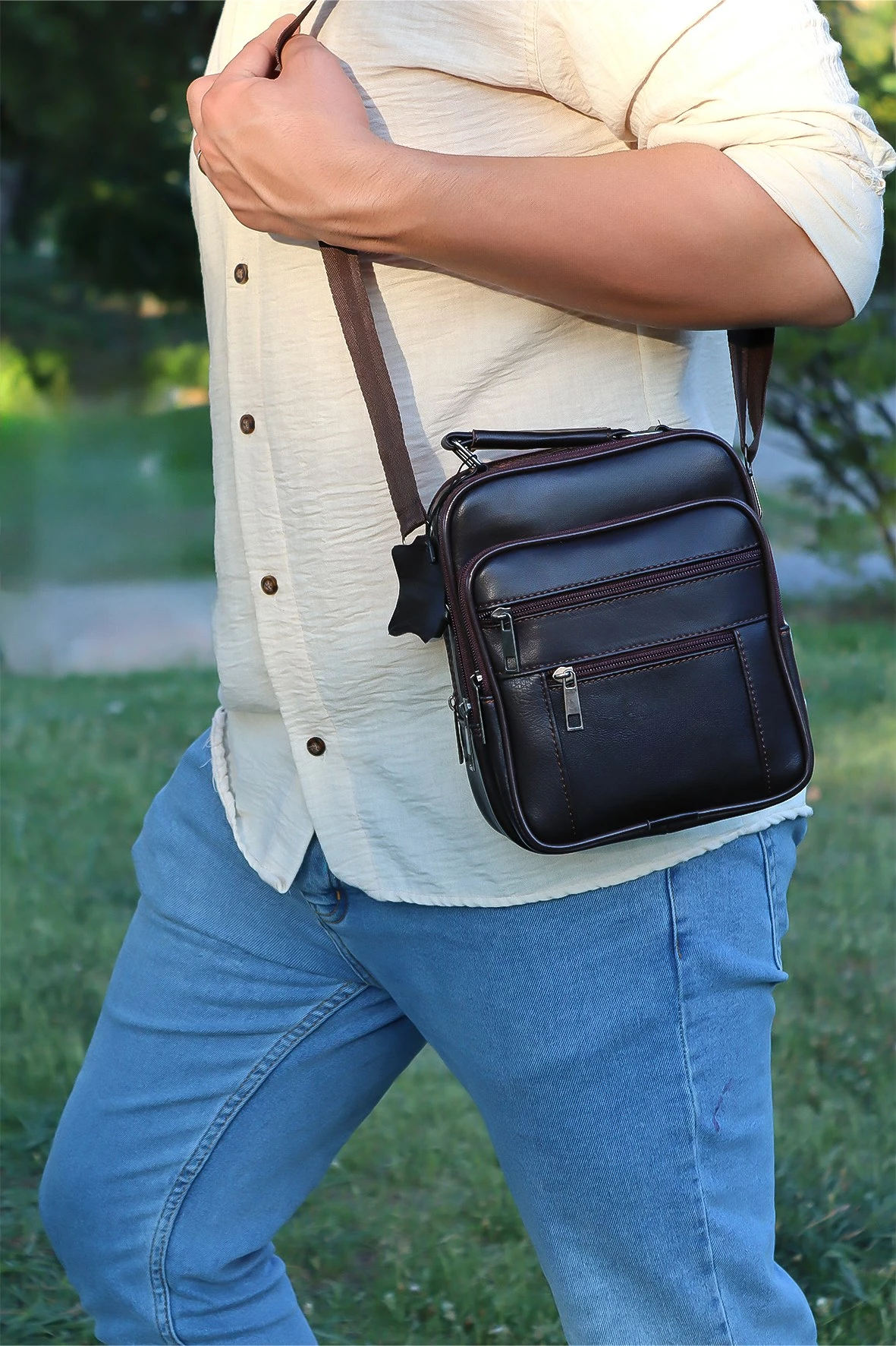 Torbica za čez ramo Zoozie Bags, HDYKSEVOC0001, rjava