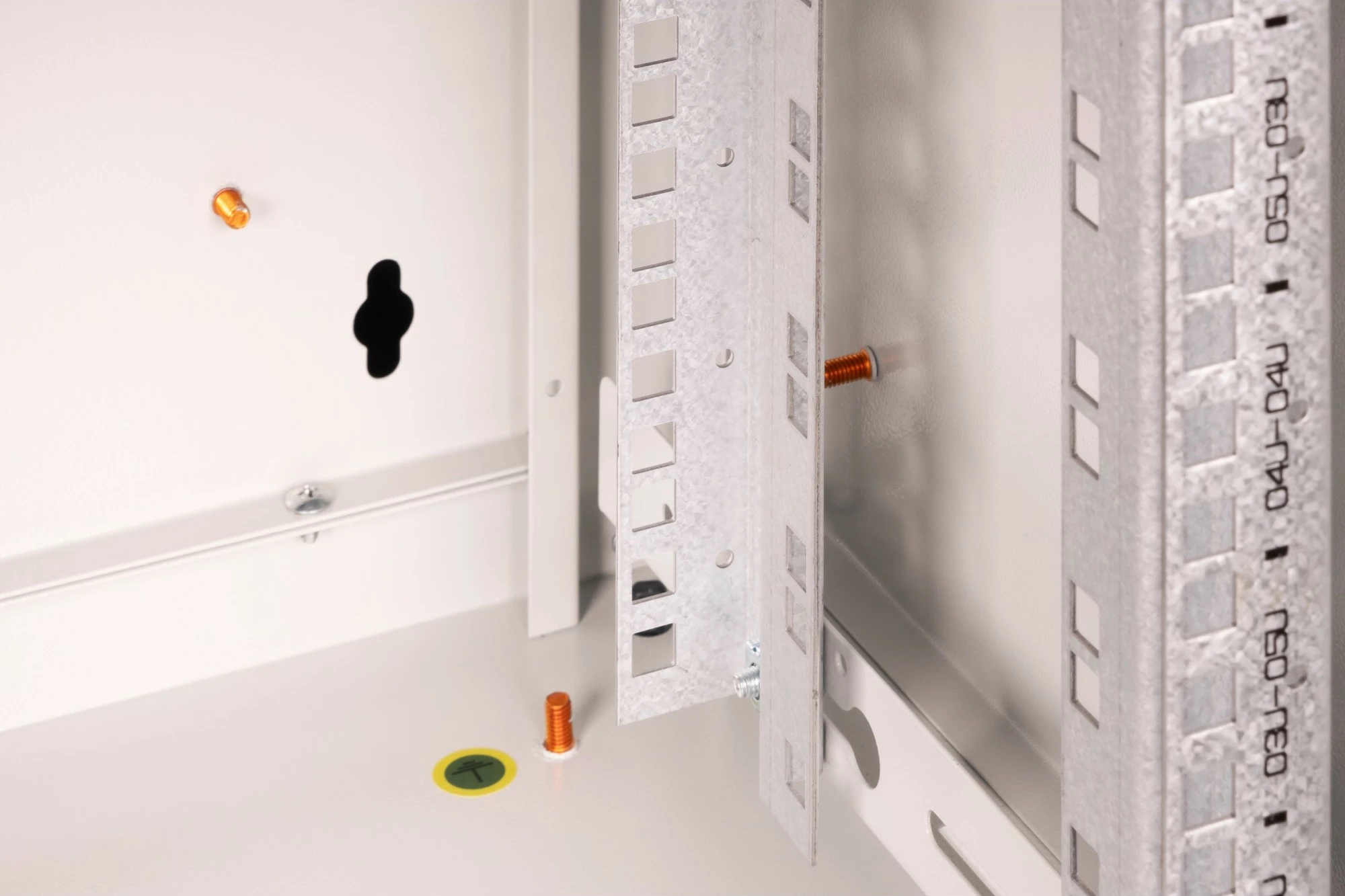 Stensko računalniško ohišje 7U 420x600x450mm, steklo, Digitus Unique, sivo