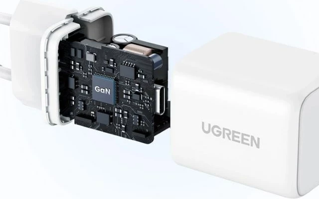 Polnilec 30 W, 1x USB-C UGREEN X513, bel