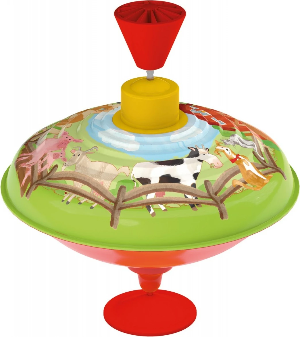 Vrteča se igrača s kmečko tematiko Lena 52260, večbarvna