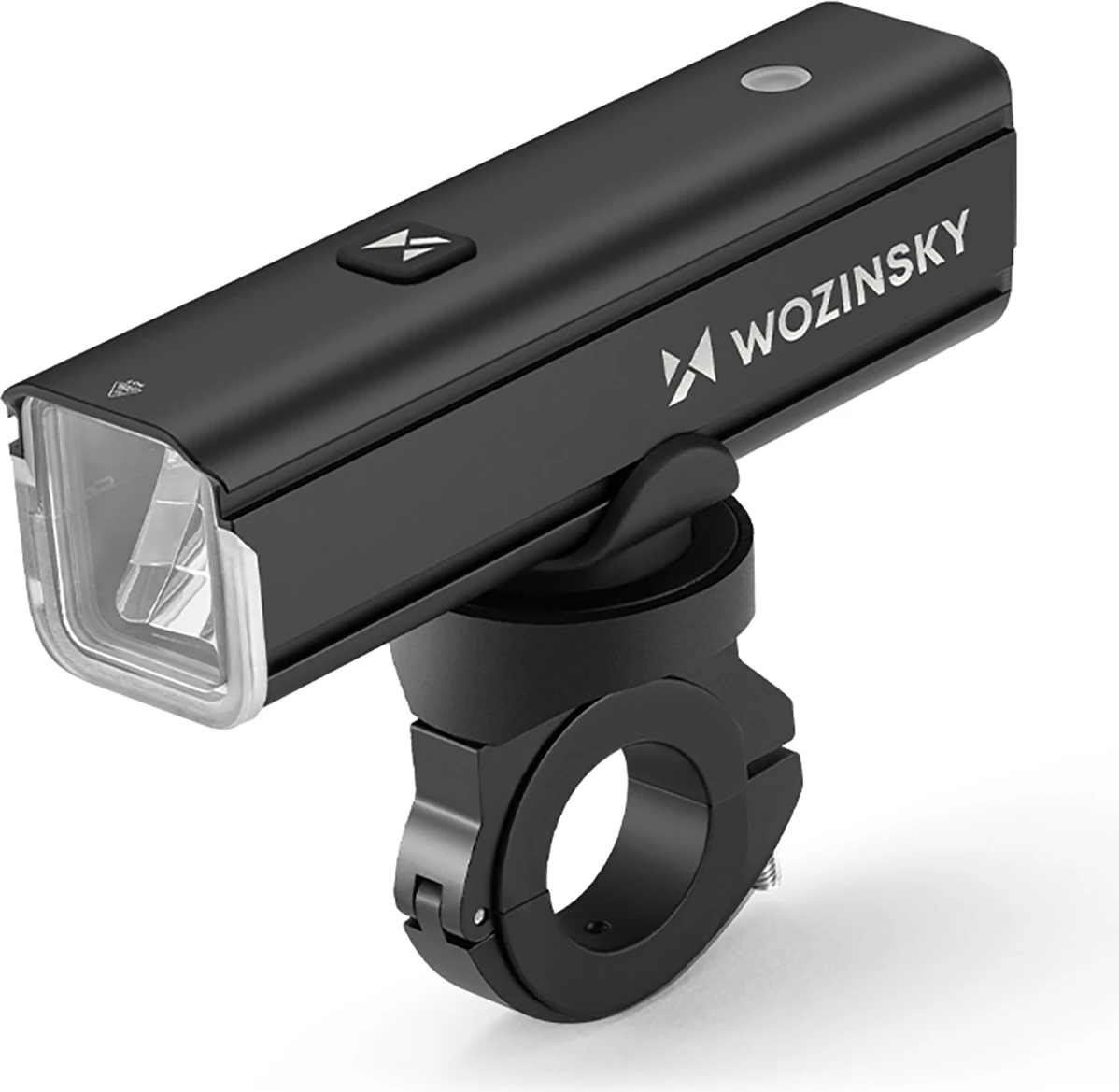Močna sprednja in zadnja luč za kolo Wozinsky WSBLB3, 1000 lm/100 lm, USB-C, črna