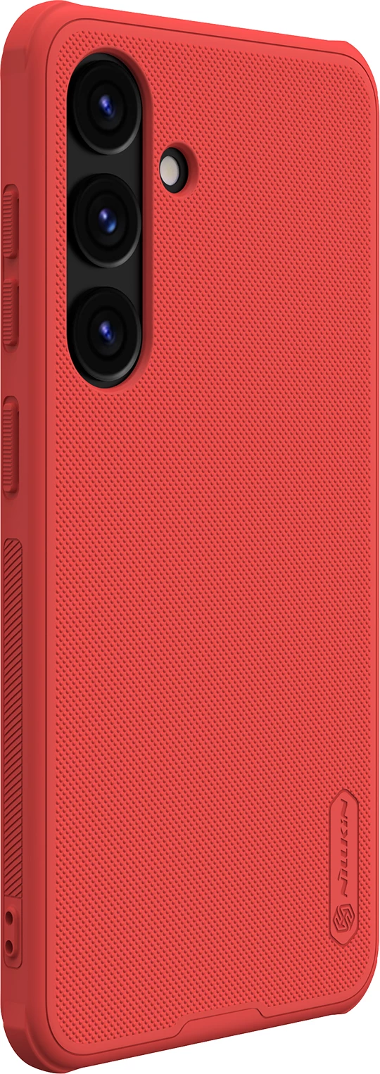 Zaščitni ovitek Super Frosted Shield Pro Nillkin za Samsung Galaxy S24, rdeč