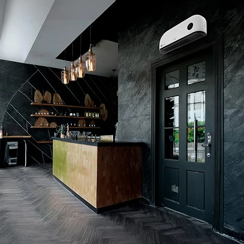 Zračna zavesa Adler AD 7751, 2000 W, bela/črna