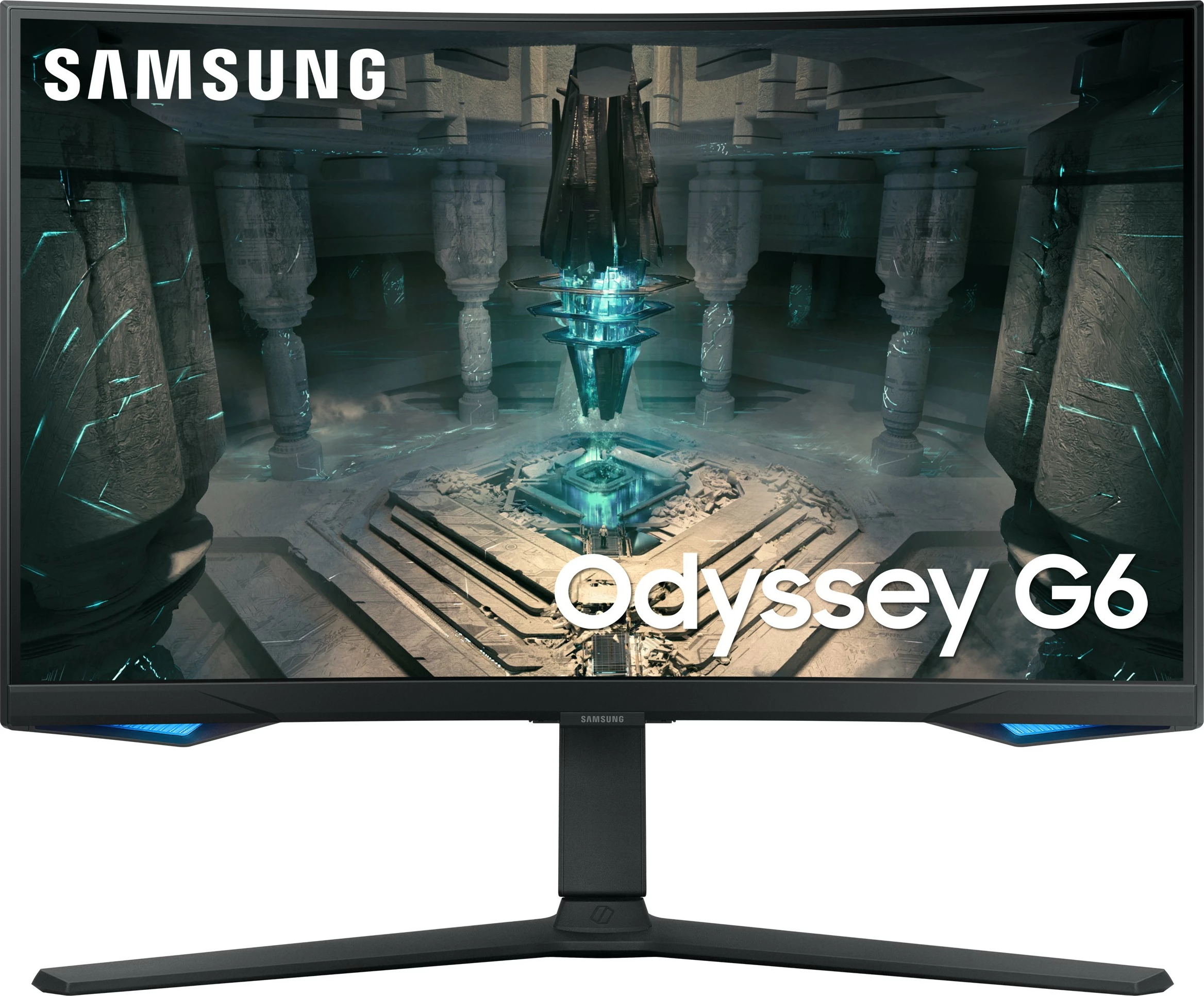 Zakrivljen 27" Quad HD monitor, Samsung LS27BG650EU, 1 ms, črn