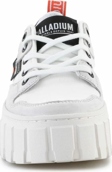 Čevlji za ženske Palladium Pallatower Lo W, beli in sivi