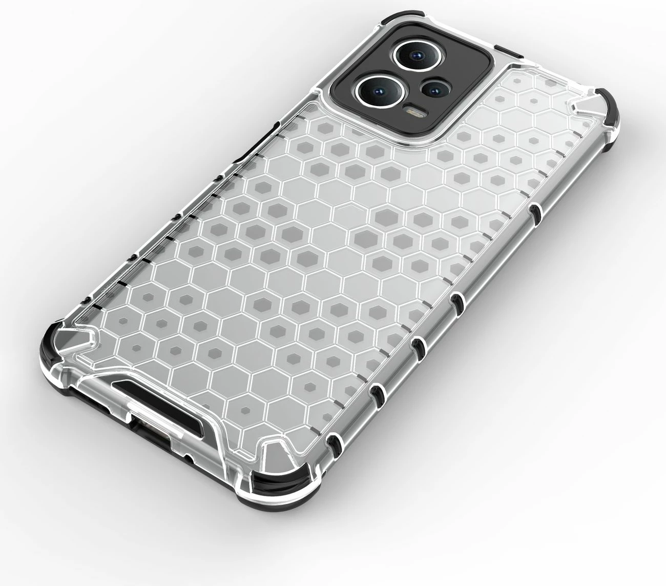 Ovitek za telefon Honeycomb Hurtel za Xiaomi Redmi Note 12 5G / Poco X5 5G, črn