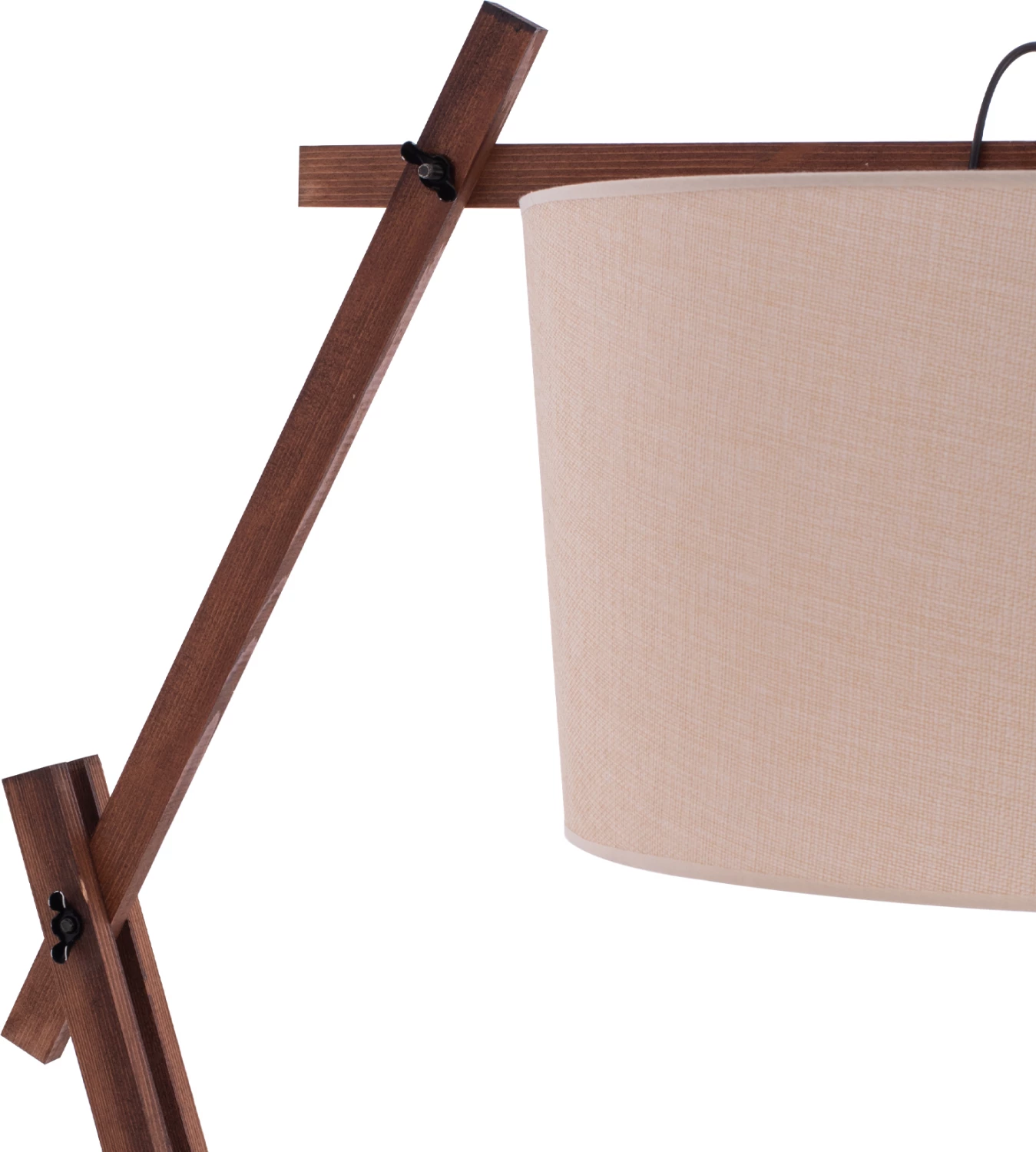 Talna svetilka CRANE s stojalom in roko bež kapo 54x54x170Hcm.FH7694.01