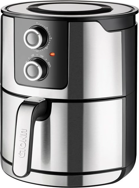 Friteza na vroči zrak, UNOLD 58655, 5 L, 1 kg, 80–200 °C, črna
