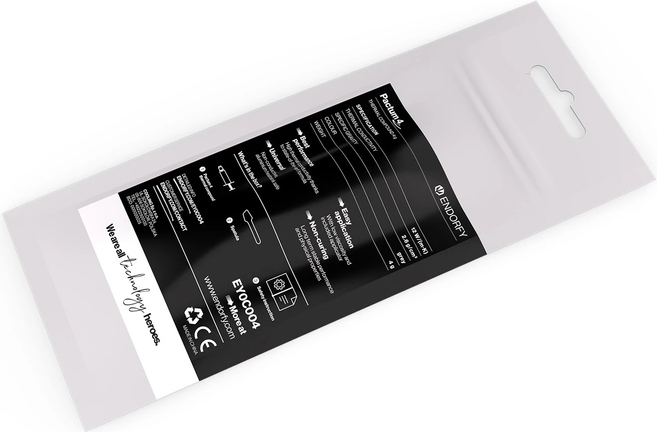 Termalna pasta ENDORFY Pactum 4, 12 W/m·K, 4 g