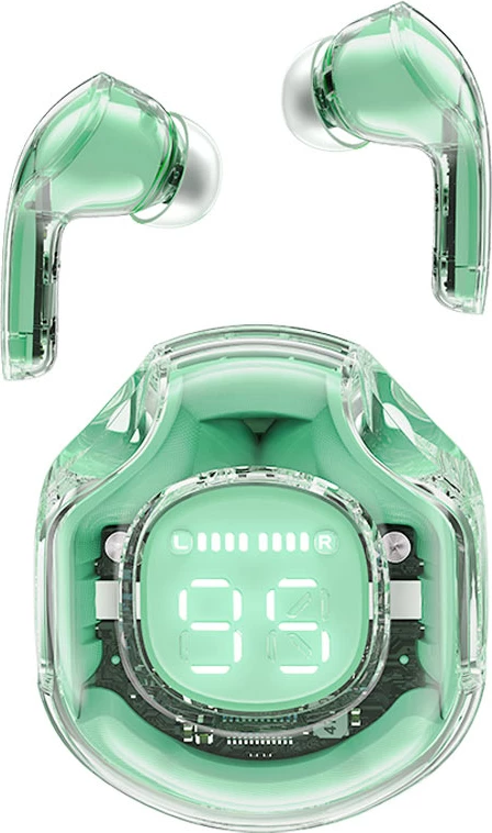 Brezžične slušalke Acefast T8, TWS, Bluetooth 5.3, mint