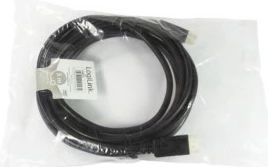 DisplayPort kabel LogiLink CV0074, 5 m, 4K, črn