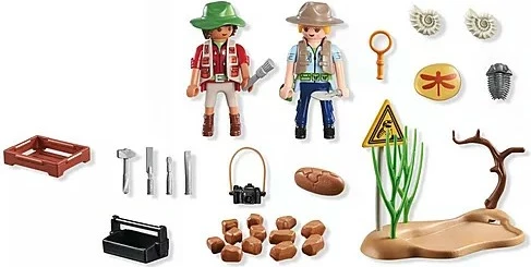 Set z arheološko tematiko Playmobil My Life 71805, 41 delov