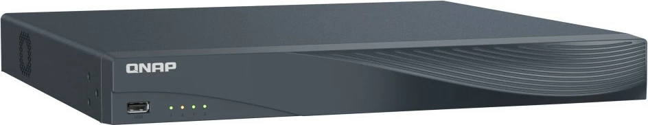 Omrežni snemalnik NVR, 16 kanalov, PoE+, 4K HDMI, 2x SATA do 24 TB, QNAP TVR-AI200-16CH-16P, AI