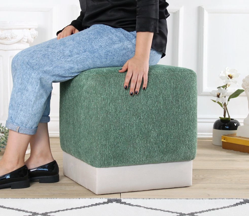 Puf Atelier del Sofa Borgot, zelen