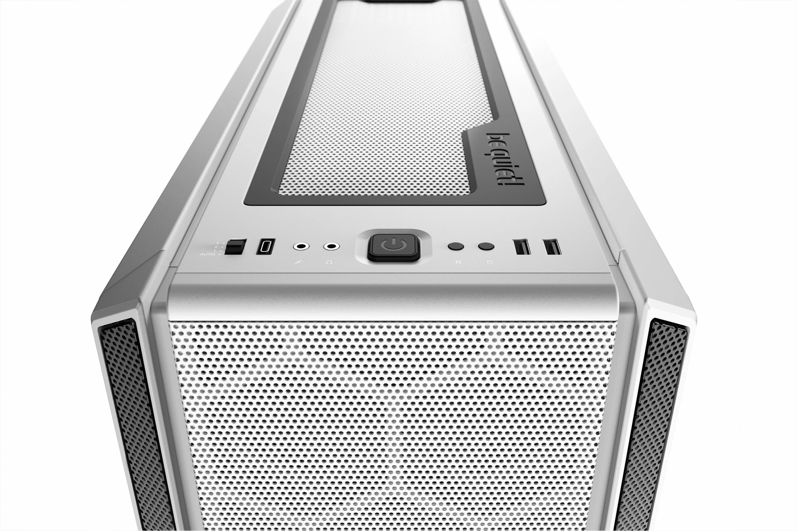 Kompaktna ohišje Silent Base 802, Be Quiet!, Midi Tower, ATX/EATX/micro ATX/Mini-ITX, belo