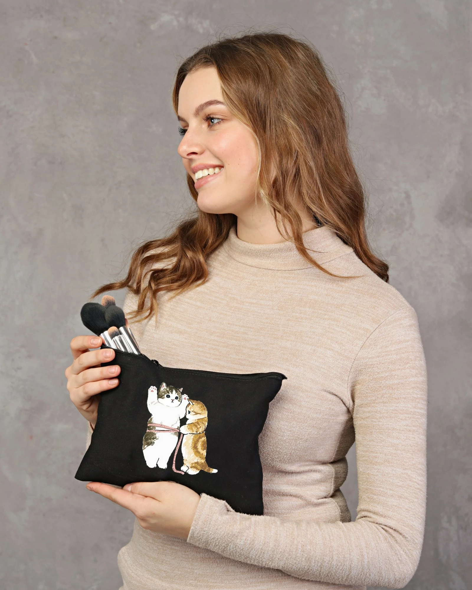 Torbica za ličila Zoozie Bags 1734, 25 x 18 cm, črna
