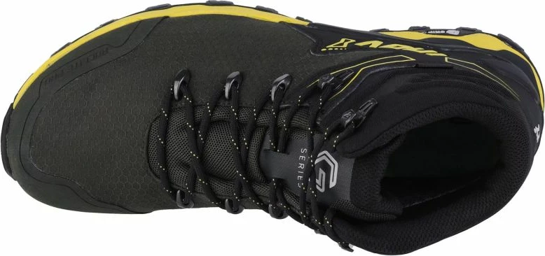 Visoke tekaške/trekking superge, Inov-8, črno-zelene