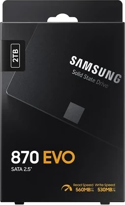SSD 2 TB, 2,5", Serial ATA III, črn Samsung 870 EVO