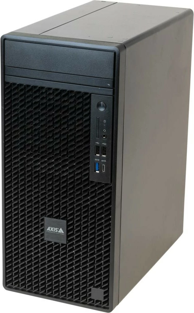 Registator programske opreme za omrežne kamere Axis S1216, tower ohišje, črn