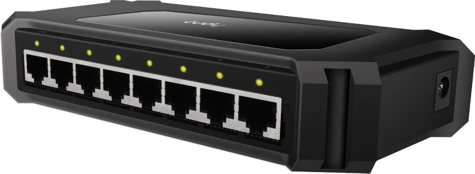 Stikalo Ethernet, 8x LAN vrata, Cudy GS108D, črno