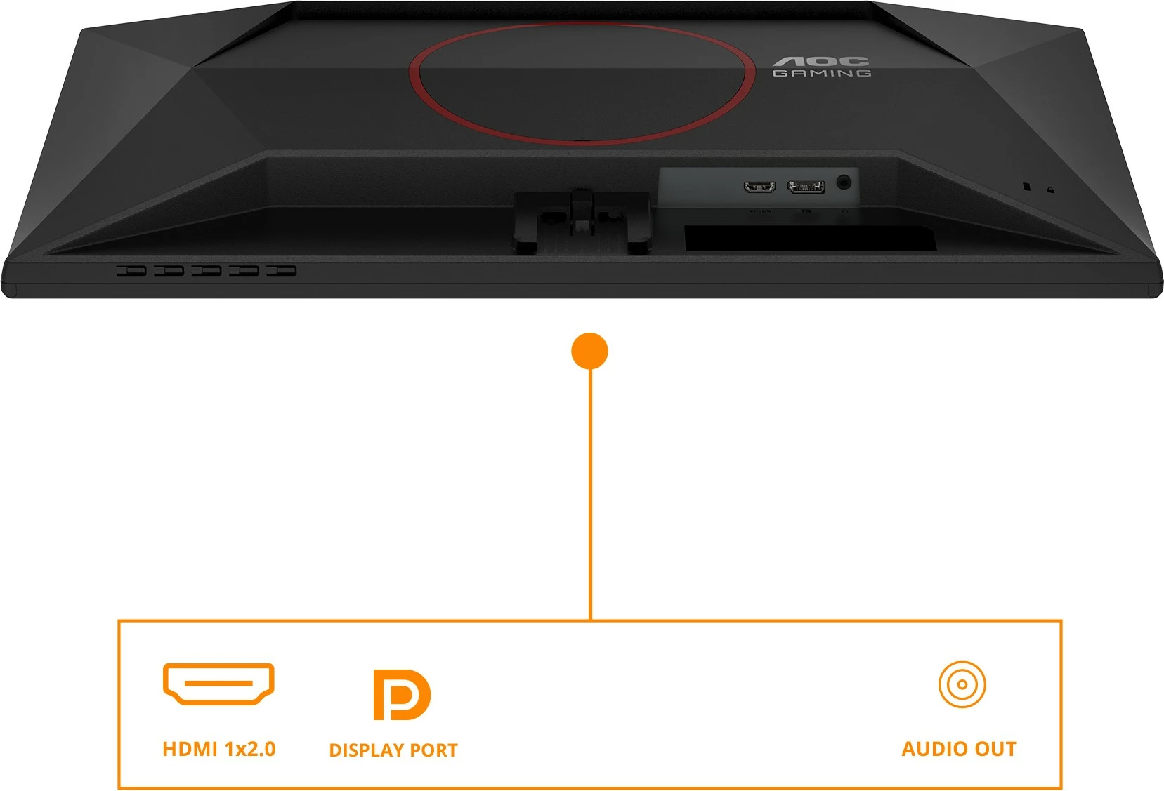 Gaming monitor 24,5" IPS, 180 Hz, 1 ms, FHD, črn - AOC 25G42E