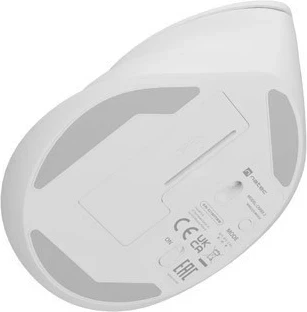 Vertikalni miš Natec Crake 2, Bluetooth, 2400 DPI, bel