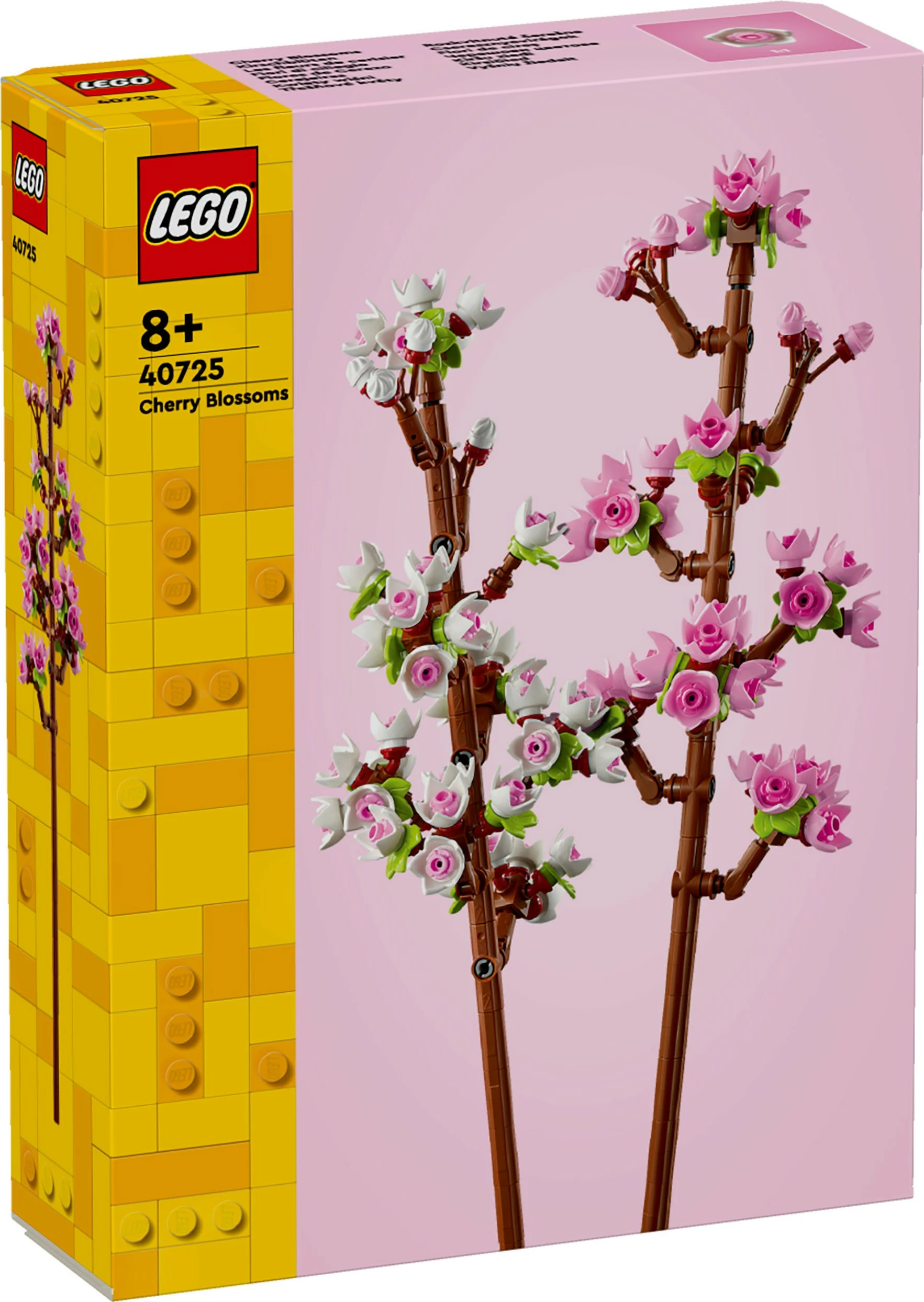 Set za sestavljanje češnjevih cvetov LEGO 40725, 430 kosov, večbarvno