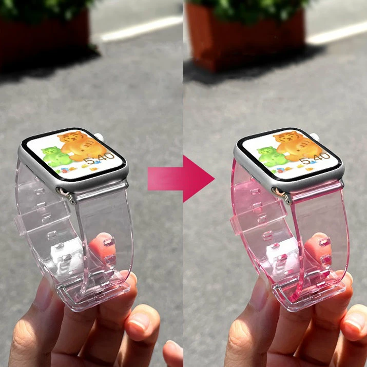 Nadomestni pašček za Apple Watch Hurtel, 38/40 mm, TPU, sivo/črn