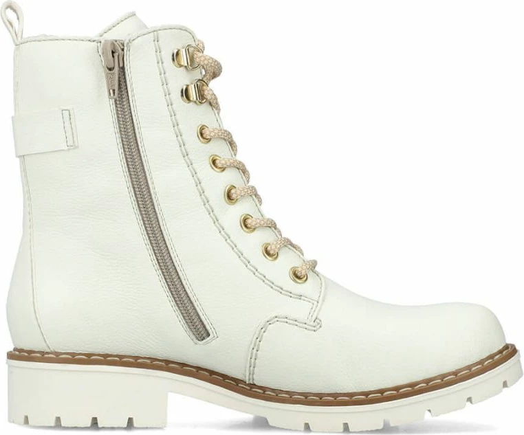 Udobne ženske čevlje, Rieker, bele