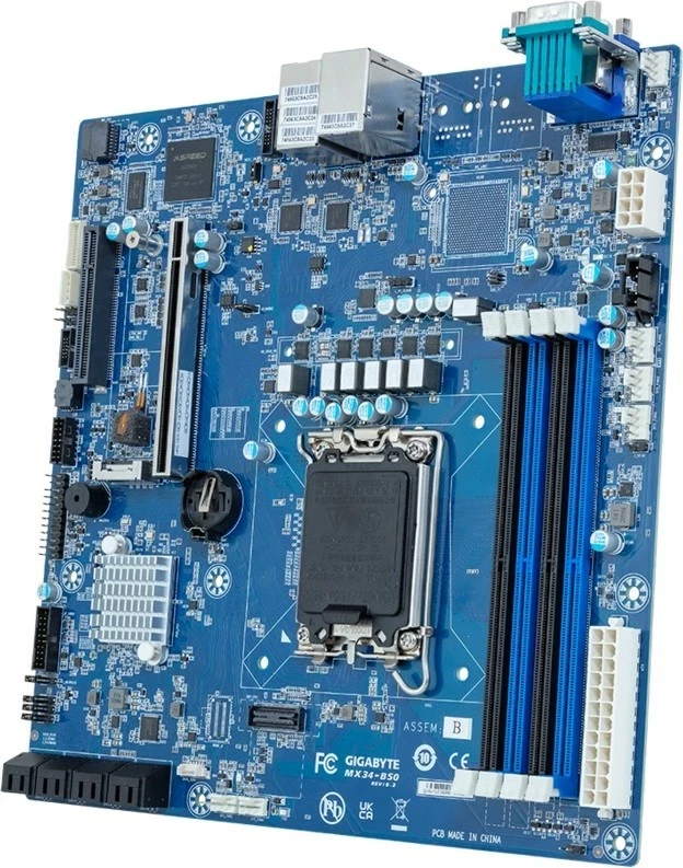 Matična plošča Gigabyte MX34-BS0, LGA 1700, za strežnik, modra
