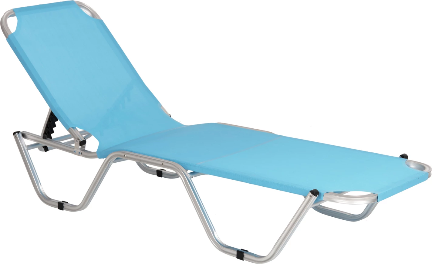 Profesionalno ležalnik iz aluminija FH5071.08 svetlo modra 60x195x30 cm