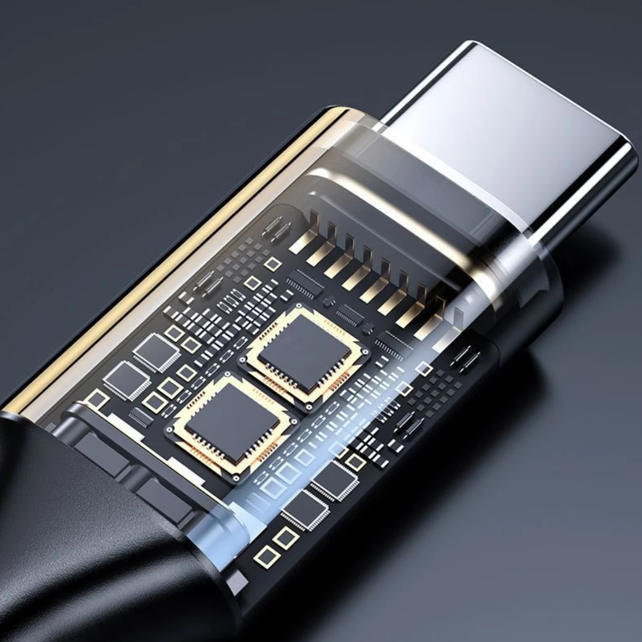 Adapter USB-C na 3,5 mm mini jack, HiFi audio, OMTP/CTIA, aluminij, črn, Wozinsky WACM-01