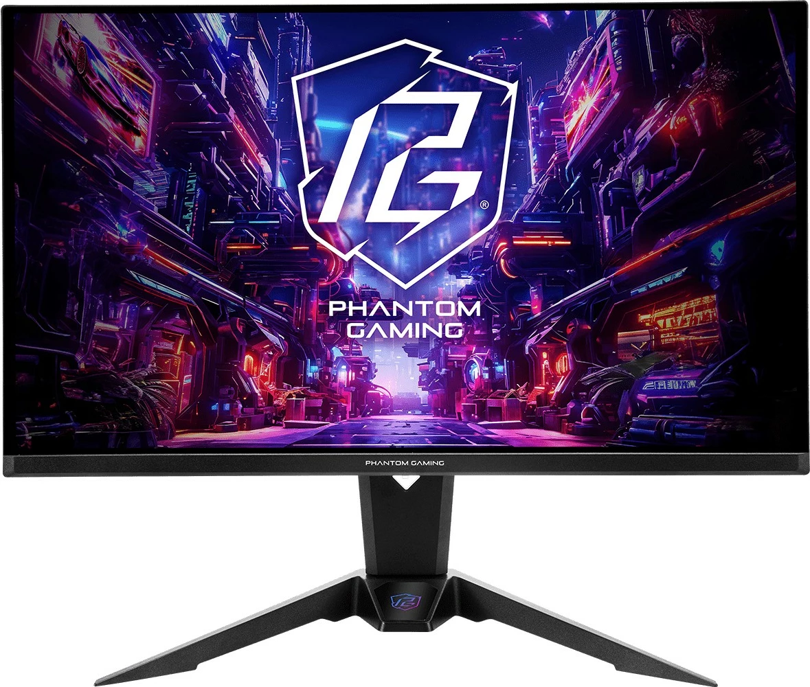 27 QD-OLED gaming monitor, ASRock PGO27QFV, 27", Quad HD, HDMI 2.1, USB-C, črn