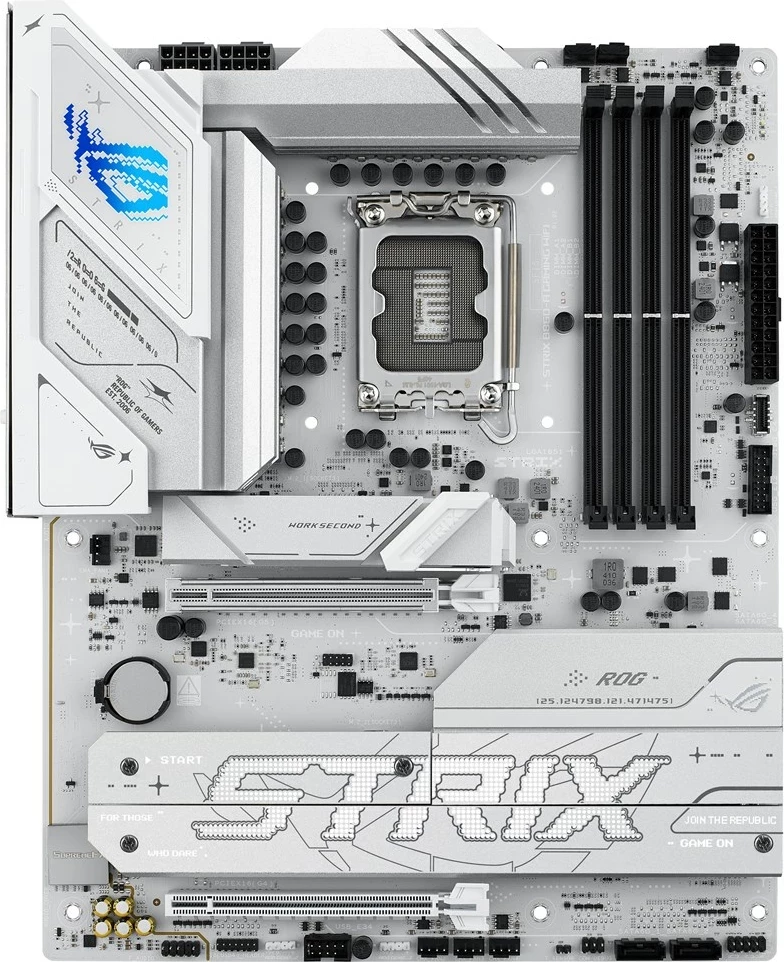 Matična plošča ASUS ROG STRIX B860-A GAMING WIFI, ATX, bela
